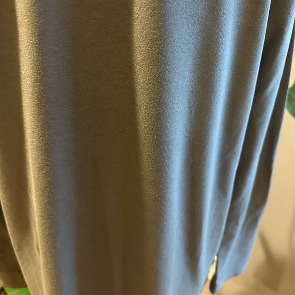 J.Jill Pure Harmony M Sweatshirt With Pockets Mushroom Green - Picture 3 of 8